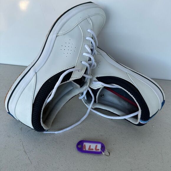 Ladies Size 9 Keds Rebel White Leather Sneaker Workout Casual - Picture 1 of 8